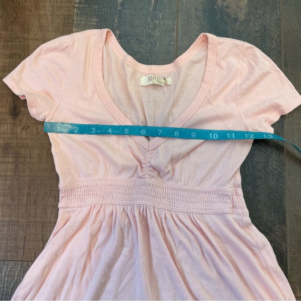 Hollister Y2K Lace Babydoll Pink Top S Coquette - Picture 9 of 9